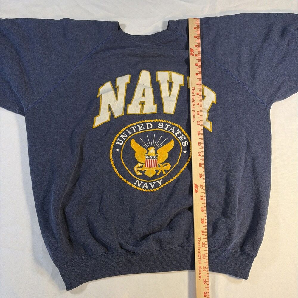 Vintage Men’s U.S. Navy Medium Sweatshirt Cotton Made In USA